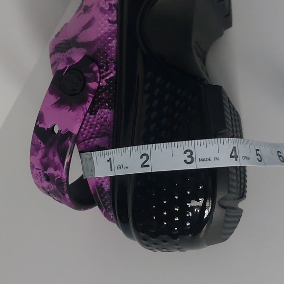 Crocs stomp Hyper High Shine floral clog women's 8 mens 6 - Picture 8 of 10